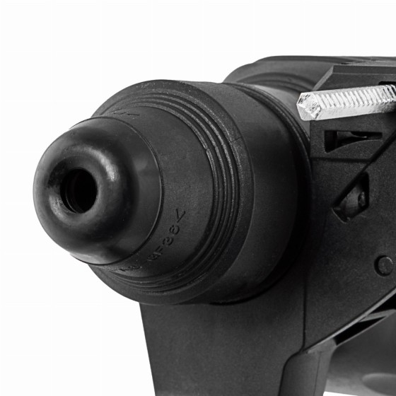 Перфоратор электрический RHH-800-26, SDS-plus, 800 Вт, 3 Дж, 3 плюс 1 реж. Denzel 26607 Перфоратор электрический RHH-800-26, SDS-plus, 800 Вт, 3 Дж, 3 плюс 1 реж. Denzel 26607