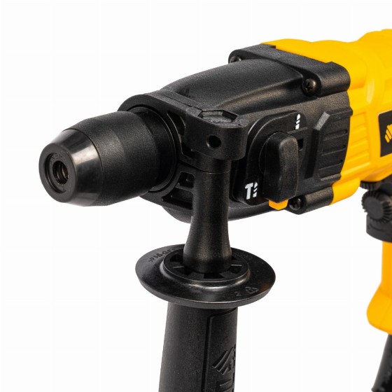 Перфоратор электрический RH-400-12, SDS-plus, 400 Вт, 1.2 Дж, 2 режима Denzel 26601 Перфоратор электрический RH-400-12, SDS-plus, 400 Вт, 1.2 Дж, 2 режима Denzel 26601