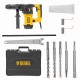 Перфоратор электрический RHVB-1250-32, SDS-plus, 1250 Вт, 5,5 Дж, 4 реж. Denzel 26614 Перфоратор электрический RHVB-1250-32, SDS-plus, 1250 Вт, 5,5 Дж, 4 реж. Denzel 26614