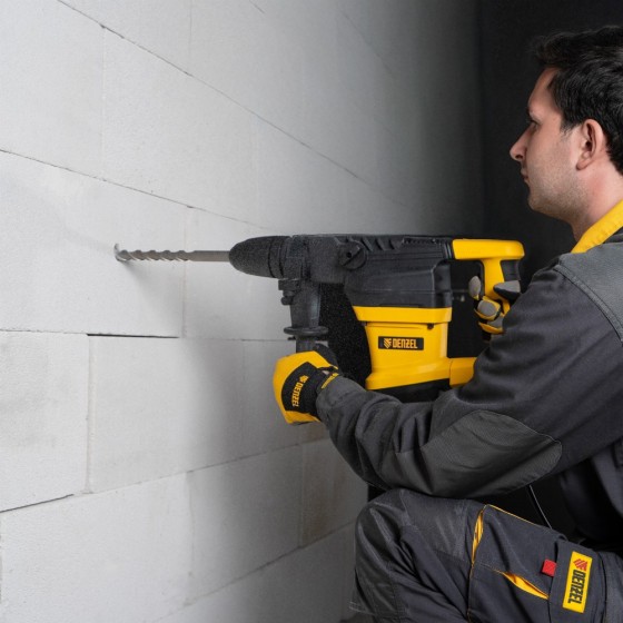 Перфоратор электрический RHVB-1300-40, SDS-Max, 1300 Вт, 10 Дж, 2 реж. Denzel 26621 Перфоратор электрический RHVB-1300-40, SDS-Max, 1300 Вт, 10 Дж, 2 реж. Denzel 26621
