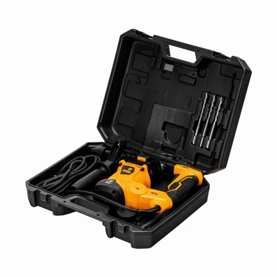 Перфоратор электрический RHV-1250-30, SDS-plus, 1250 Вт, 5 Дж, 3 плюс 1 режим Denzel 26612 Перфоратор электрический RHV-1250-30, SDS-plus, 1250 Вт, 5 Дж, 3 плюс 1 режим Denzel 26612