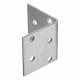 Крепежный уголок равносторонний 2 мм, KUR 40 x 40 x 40 мм Сибртех 46415