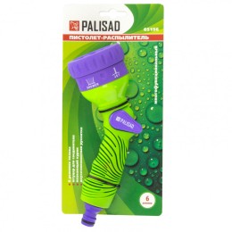 Пистолет-распылитель, 6 режимов полива, эргономичная рукоятка Palisad 65156 Пистолет-распылитель, 6 режимов полива, эргономичная рукоятка Palisad 65156