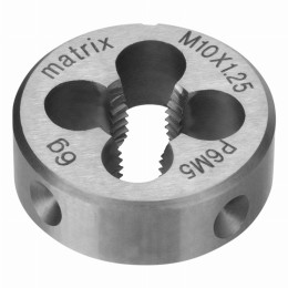 Плашка М10 х 1.25 мм, Р6М5 Matrix 77091