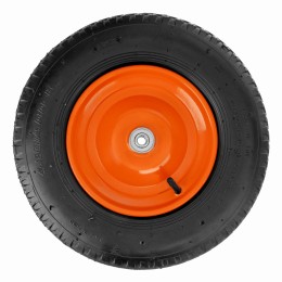 Колесо пневматическое 4.80/4.00-8 D 380 мм, внутренний подшипник D 12 мм, длина оси 90 мм Palisad 68947 Колесо пневматическое 4.80/4.00-8 D 380 мм, внутренний подшипник D 12 мм, длина оси 90 мм Palisad 68947