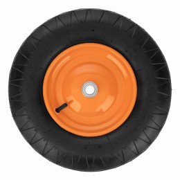 Колесо пневматическое 4.80/4.00-8 D 390 мм, внутренний подшипник D 20 мм, длина оси 80 мм Palisad 68957 Колесо пневматическое 4.80/4.00-8 D 390 мм, внутренний подшипник D 20 мм, длина оси 80 мм Palisad 68957