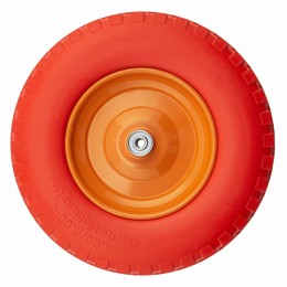 Колесо полиуретановое 4.80/4.00-8, длина оси 90 мм, подшипник 12 мм Palisad 68978