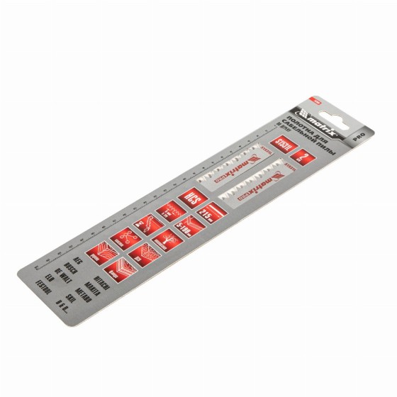 Полотна по дереву для сабельной пилы S1531L 215/5 мм, HCS, 2 шт, Pro Matrix 782006