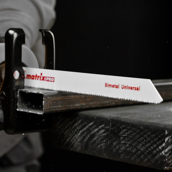Полотна универсальные для сабельной пилы S1122VF, 200/1.8-2.5 мм, Bimetal, 2 шт, Pro Matrix 782002 Полотна универсальные для сабельной пилы S1122VF, 200/1.8-2.5 мм, Bimetal, 2 шт, Pro Matrix 782002