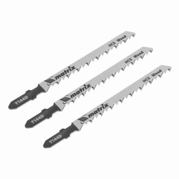 Полотна для электролобзика по дереву, 3 шт, T144D, 75 х 4 мм, HCS Matrix Professional 78204