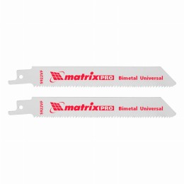Полотна универсальные для сабельной пилы S922VF, 125/1.8-2.5 мм, Bimetal, 2 шт, Pro Matrix 782001