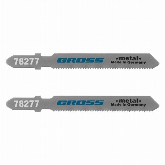 Полотна для электролобзика по металлу, 2 шт,( 3111-T118A ) Gross 78277 Полотна для электролобзика по металлу, 2 шт,( 3111-T118A ) Gross 78277
