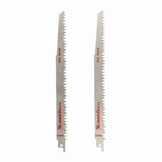 Полотна по дереву для сабельной пилы S1531L 215/5 мм, HCS, 2 шт, Pro Matrix 782006