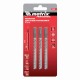 Полотна для электролобзика по дереву, 3 шт, T101DF, 75 x 4 мм, Bimetal Matrix Professional 78212 Полотна для электролобзика по дереву, 3 шт, T101DF, 75 x 4 мм, Bimetal Matrix Professional 78212