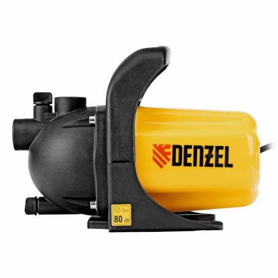 Садовый поверхностный насос GP-600, 600 Вт, 3000 л/ч, подъем 35 м, пластик Denzel 97201