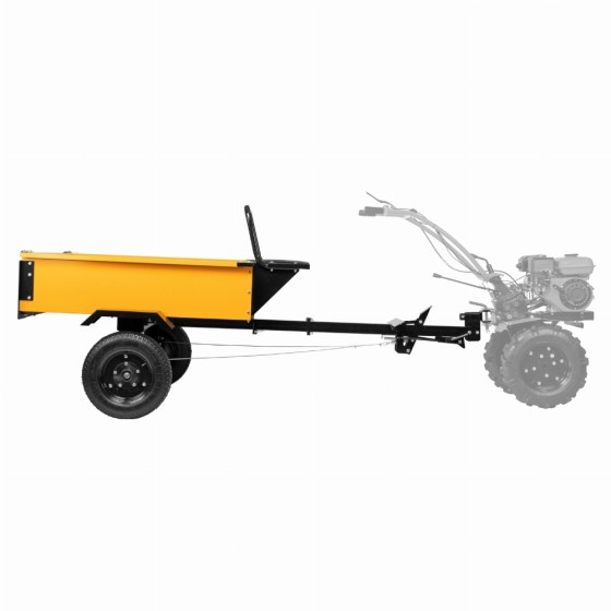 Прицеп для мотоблока TT-500, оцинк., груз. 500 кг, рег. сцепка, колеса 4.00-10, в упаковке Denzel 59950 Прицеп для мотоблока TT-500, оцинк., груз. 500 кг, рег. сцепка, колеса 4.00-10, в упаковке Denzel 59950