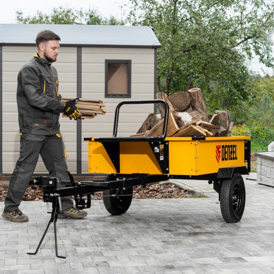 Прицеп для мотоблока TT-500, оцинк., груз. 500 кг, рег. сцепка, колеса 4.00-10, в упаковке Denzel 59950 Прицеп для мотоблока TT-500, оцинк., груз. 500 кг, рег. сцепка, колеса 4.00-10, в упаковке Denzel 59950