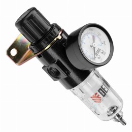 Фильтр-регулятор FR1500, 10 бар, 1500 л/мин, 1/4 Фильтр-регулятор FR1500, 10 бар, 1500 л/мин, 1/4