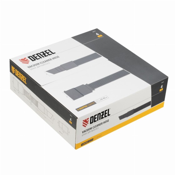 Шланг для пылесоса 4 м с адаптерами для Denzel RVC20, RVC30, LVC20, LVC30 Denzel 28219