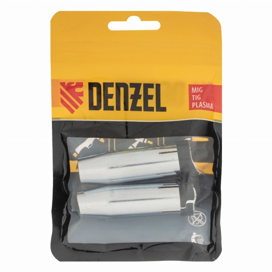 Сопло газовое 16, длина 57мм, 2 шт для MIG горелки тип 24 Denzel 93647 Сопло газовое 16, длина 57мм, 2 шт для MIG горелки тип 24 Denzel 93647