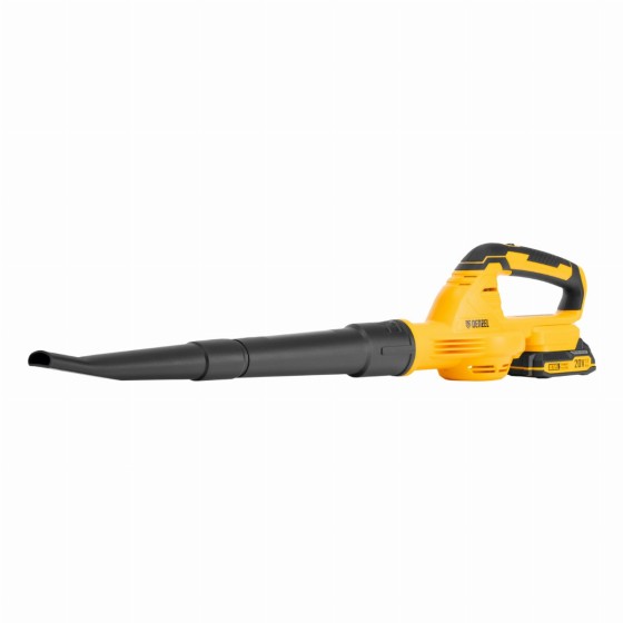 Воздуходувка аккумуляторная, AB-500, 60 м/с, 500 м3/ч, Li-Ion, 20 В Denzel 59608 Воздуходувка аккумуляторная, AB-500, 60 м/с, 500 м3/ч, Li-Ion, 20 В Denzel 59608