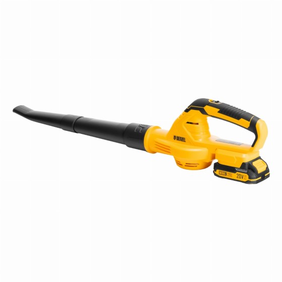 Воздуходувка аккумуляторная, AB-500, 60 м/с, 500 м3/ч, Li-Ion, 20 В Denzel 59608 Воздуходувка аккумуляторная, AB-500, 60 м/с, 500 м3/ч, Li-Ion, 20 В Denzel 59608