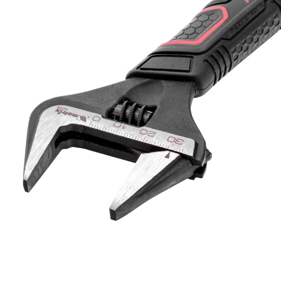 Ключ разводной, тонкие губки, фосфатированный, двухкомпонентная рукоятка, 300 мм, PRO Matrix 15579 Ключ разводной, тонкие губки, фосфатированный, двухкомпонентная рукоятка, 300 мм, PRO Matrix 15579