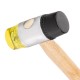 Молоток рихтовочный, бойки 35 мм, комбинированная головка, деревянная ручка Sparta 108305 Молоток рихтовочный, бойки 35 мм, комбинированная головка, деревянная ручка Sparta 108305