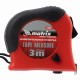 Рулетка Double fixation,3 м х 16 мм,обрезиненный корпус,двойная плавная фиксация Matrix 31052 Рулетка Double fixation,3 м х 16 мм,обрезиненный корпус,двойная плавная фиксация Matrix 31052
