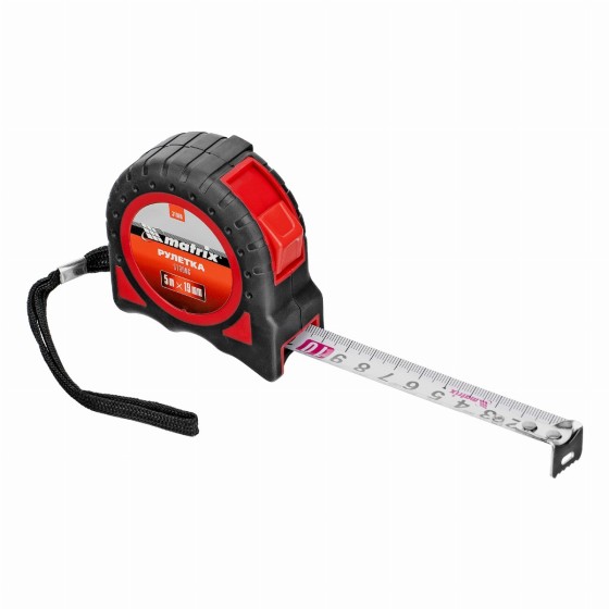 Рулетка Strong,5 м х 19 мм,обрезиненный корпус Matrix 31080 Рулетка Strong,5 м х 19 мм,обрезиненный корпус Matrix 31080