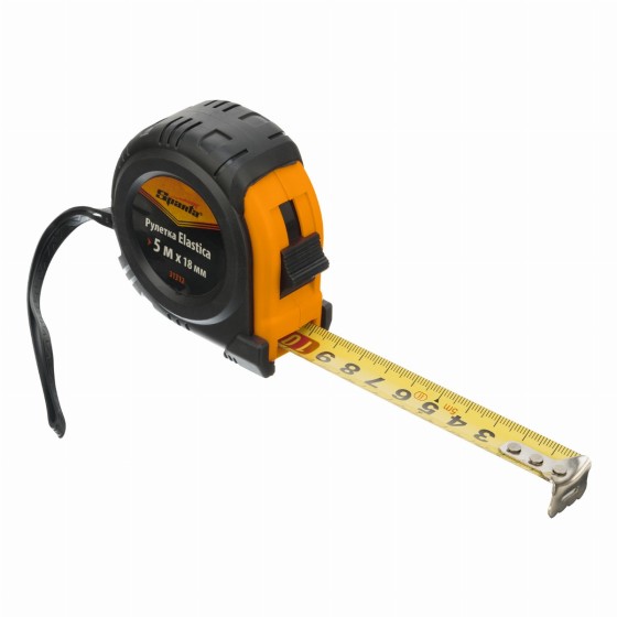 Рулетка Elastica,5 м х 18 мм,обрезиненный корпус Sparta 31312 Рулетка Elastica,5 м х 18 мм,обрезиненный корпус Sparta 31312