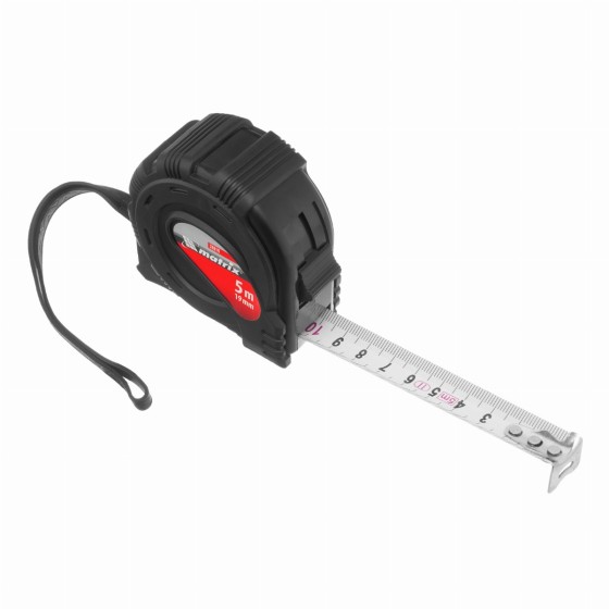 Рулетка Black,5 м х 19 мм,обрезиненный корпус Matrix 31014 Рулетка Black,5 м х 19 мм,обрезиненный корпус Matrix 31014