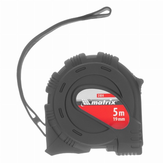 Рулетка Black,5 м х 19 мм,обрезиненный корпус Matrix 31014 Рулетка Black,5 м х 19 мм,обрезиненный корпус Matrix 31014