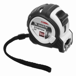 Рулетка Neon,5 м x 25 мм,обрезиненный корпус,3 фиксации,Pro Matrix 32592