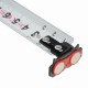 Рулетка Magnetisch 8 м х 25 мм,обрезиненный корпус,автоматическая фиксация,Нейлоновое покрытиеытие,зацеп с магнитом Gross 32573