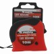 Рулетка Double fixation,10 м х 25 мм,обрезиненный корпус,двойная плавная фиксация Matrix 31061 Рулетка Double fixation,10 м х 25 мм,обрезиненный корпус,двойная плавная фиксация Matrix 31061