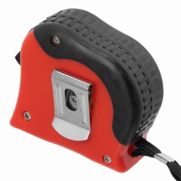 Рулетка Double fixation,5 м х 19 мм,обрезиненный корпус,двойная плавная фиксация Matrix 31056 Рулетка Double fixation,5 м х 19 мм,обрезиненный корпус,двойная плавная фиксация Matrix 31056