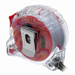 Рулетка Crystal,5 м х 25 мм,корпус из поликарбоната Matrix 31073