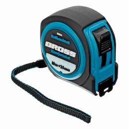 Рулетка Komfortabel 10 м х 25 мм,обрезиненный корпус Gross 32564