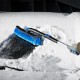 Щетка-сметка для снега со скребком телескопическая Барс 55324 Щетка-сметка для снега со скребком телескопическая Барс 55324