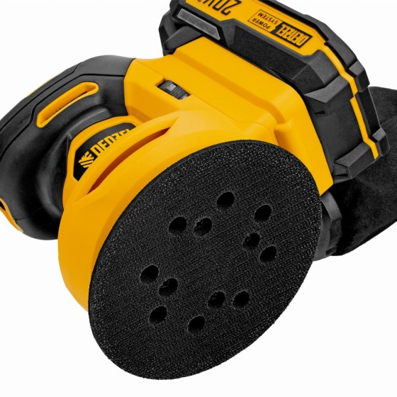 Машина шлифовальная эксцентриковая аккумуляторная CROSH-20-125, Li-Ion, 20 В// Denzel 28901 Машина шлифовальная эксцентриковая аккумуляторная CROSH-20-125, Li-Ion, 20 В// Denzel 28901