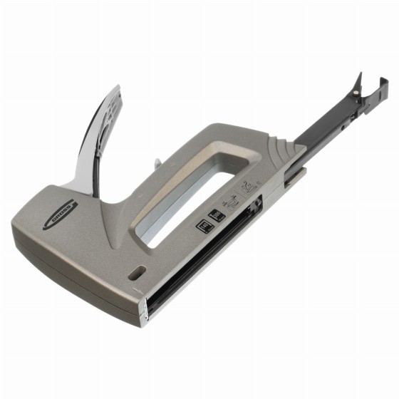 Степлер мебельный (Aluminium 140) алюминиевый корпус, регулятор удара, тип скобы 140, 300, 6-14 мм Gross 41007 Степлер мебельный (Aluminium 140) алюминиевый корпус, регулятор удара, тип скобы 140, 300, 6-14 мм Gross 41007