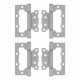 Петля накладная ПНУ-100, белая, 4 шт, (Металлист) 91565 Петля накладная ПНУ-100, белая, 4 шт, (Металлист) 91565