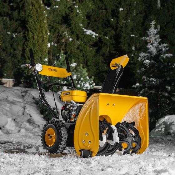Бензиновая снегоуборочная машина SBM 610, 212 cc, ручной старт, фара Denzel 97653 Бензиновая снегоуборочная машина SBM 610, 212 cc, ручной старт, фара Denzel 97653