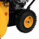 Бензиновая снегоуборочная машина SBM 610, 212 cc, ручной старт, фара Denzel 97653 Бензиновая снегоуборочная машина SBM 610, 212 cc, ручной старт, фара Denzel 97653