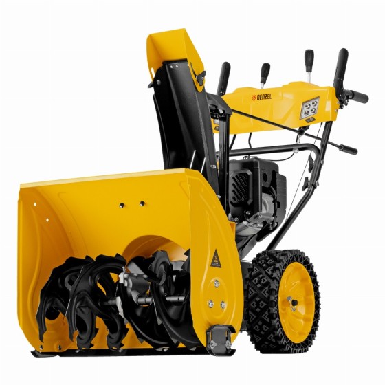 Бензиновая снегоуборочная машина SBM 610S PRO, 212 cc, электростартер, фара, обогрев Denzel 97654 Бензиновая снегоуборочная машина SBM 610S PRO, 212 cc, электростартер, фара, обогрев Denzel 97654