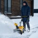 Бензиновая снегоуборочная машина SB 460 Sled, 99cc, лыжи ручной старт Denzel 97648