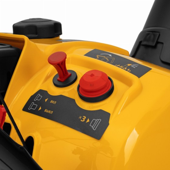 Бензиновая снегоуборочная машина SB 460 Sled, 99cc, лыжи ручной старт Denzel 97648