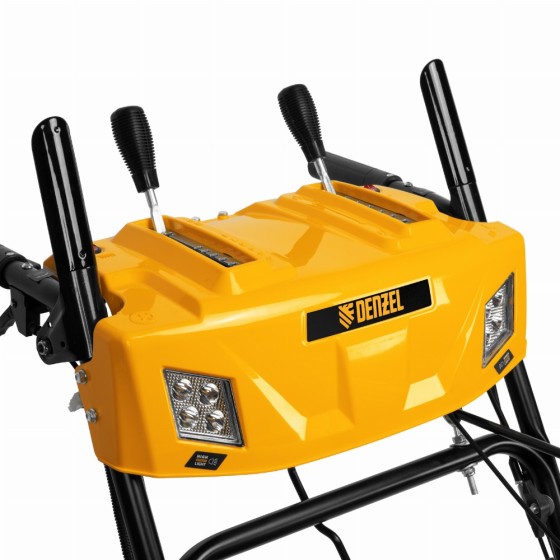 Бензиновая снегоуборочная машина SBL 711DT PRO, 420cc, гусеницы, эл.старт, блок. дифф. Denzel 97656 Бензиновая снегоуборочная машина SBL 711DT PRO, 420cc, гусеницы, эл.старт, блок. дифф. Denzel 97656