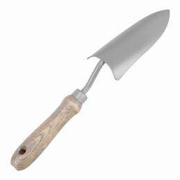 Совок посадочный узкий, 70х330 мм, стальной, рукоятка из ясеня, LUXE Palisad 62632